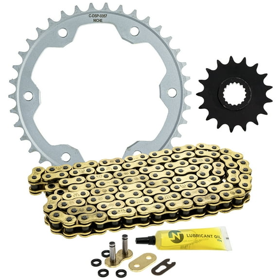 Sprocket Chain Set Yamaha YZ250F Honda CRF450R 17/38 Tooth 525 X-Ring Front Rear MK1013222