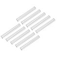 thumbnail image 1 of 10Pack Compression Spring, 304 Stainless Steel 7mm OD 0.5mm Wire 50mm Length Mechanical Spring for Shop Home Repair Project, Silver Tone, 1 of 5