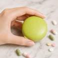 thumbnail image 5 of Round Pill Organizer 5 Compartment Green Portable Container for Travel and Purses, 5 of 7