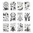 thumbnail image 2 of Serie de Navidad Plantilla de pintura HollowDIY Álbum de fotos Encaje Cuenta de mano Dibujo Molde de aerosol Wmkox8yii gf11678, 2 of 7