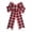 A, variant on Christmas Wreath Bows,Christmas Bows for Wreath,White Red Multicolored Stripes Burlap Bows Holiday DIY Craft Bows Xmas Tree Topper Ornament Bows,for Home Front Door Wedding Decorations