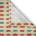 thumbnail image 4 of Ambesonne Kiss Valance Pack of 2, Colorful Girl Lips Pattern, 54"X12", Multicolor, 4 of 5