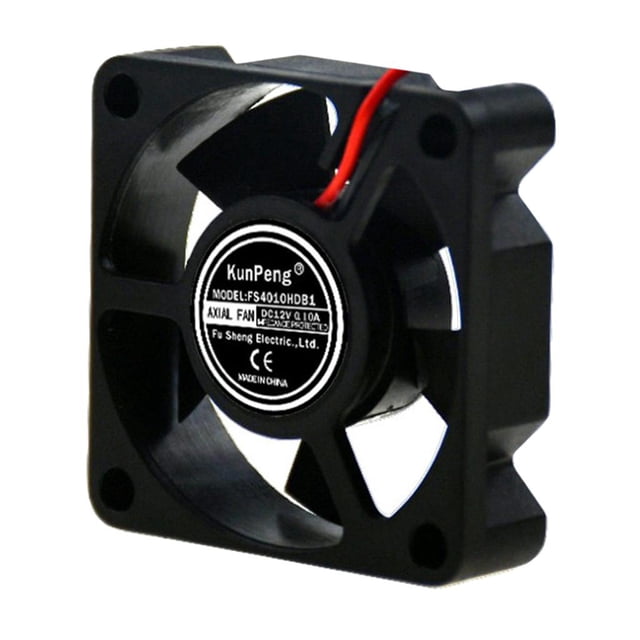 Ventilador de refrigeración Ventilador silencioso 4010 12V 40mmx40mmx10mm Luz aplicable a automóviles DYNWAVEMX Ventilador de refrigeración en miniatura
