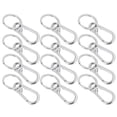 thumbnail image 2 of 12pcs Alloy Keychain Anti?Rust No Deformation Glossy Surface for Hanging Key Wallet Zip Belt, 2 of 14