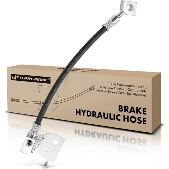 A-Premium Rear Driver Brake Hydraulic Hose Compatible with Select Ford Models - Mustang 2005 2006 2007 2008 2009 4.0L, Without Anti-lock Brakes - Replace# 7R3Z2A442D