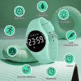 thumbnail image 3 of Kids Watch, Teenager Boy Watch Digital Sport Fitness Tracker, With Alarm/chronograph/waterproof For Boy Girl Gift 5-16 Years Old(light Green) Eip, 3 of 5