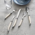 thumbnail image 4 of French Home Laguiole Connoisseur 20-Piece 18/10 Stainless-Steel Flatware Set with Ivory-Colored Handles, 4 of 7