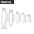 WSTEER 1 Box of Safety Pin Clothing Tags Pins Metal DIY Pin for