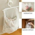 thumbnail image 3 of Hemoton 3pcs Mesh Storage Pouch Toy Storage Bag Hanging Mesh Hamper Bathroom Hanging Net Bag Toy Storage Mesh Hamper For College Dorm Apartment, 3 of 8