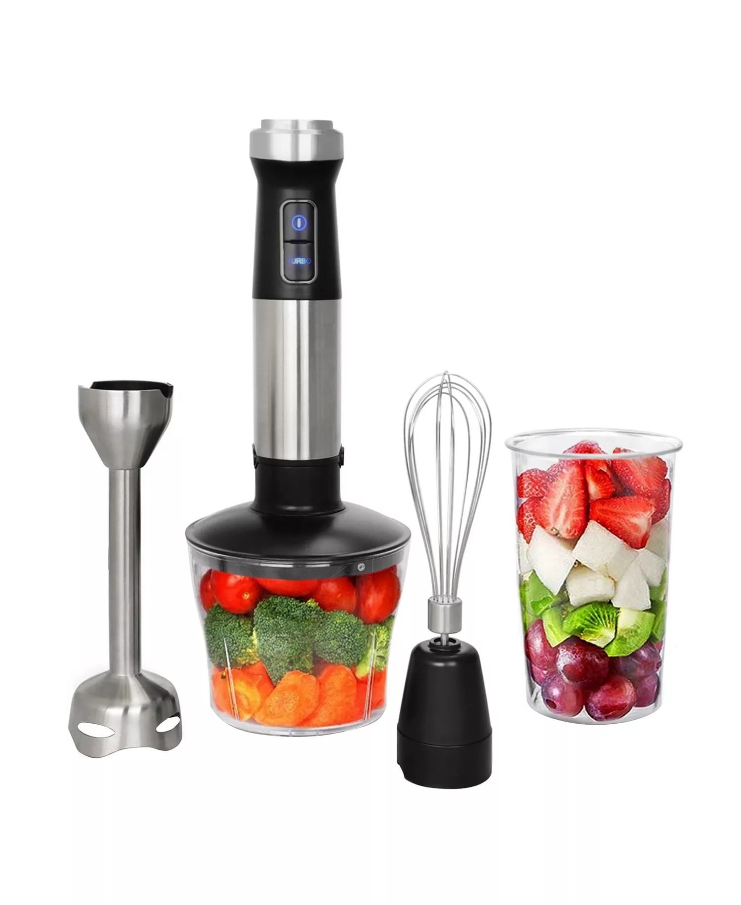 4 in 1 Multipurpose Immersion Hand Blender with Speed Control