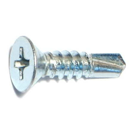 

#10-16 x 3/4 Zinc Phillips Flat Head Self-Drilling Screws SSFS-078 (70 pcs.)