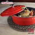 thumbnail image 5 of MAGEFESA FERRO 6.2 Qt Enameled Cast Iron Dutch Oven with Lid, Superior Heat Retention & Distribution, Compatible with All Cooktops, Induction & Oven Safe, Energy-Efficient, Easy to Clean, Durable, 5 of 7