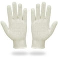 thumbnail image 1 of AMZ Supply Guantes de Trabajo de Color Natural Guantes de Poliéster de Algodón Talla S, Paquete de 12, 1 of 7