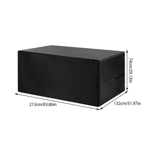 kurtrusly Rabbit Hutch Cover Double Decker Breathable Pet Bunny Cage Portable Dustcover Ventilation Protector Protective Sheath Outdoor Black