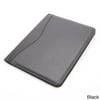Deluxe Padfolio in Nappa Leather - 8.5 x 11-Inch Writing Pad (Black)