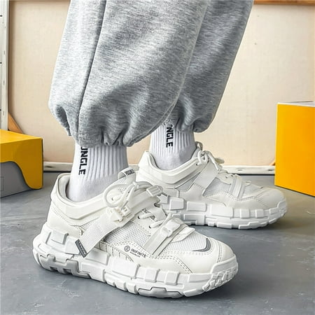

NEGJ Men Low Top Breathable Mesh Casual Sport Shoes