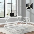 thumbnail image 6 of OSP Home Furnishings Olympic 48" Desk in White Metal, 6 of 10