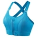 thumbnail image 1 of Sujetador deportivo con cremallera frontal ajustable a prueba de golpes sin aro de acero, chaleco de yoga, ropa interior de belleza cruzada para mujer, 1 of 6