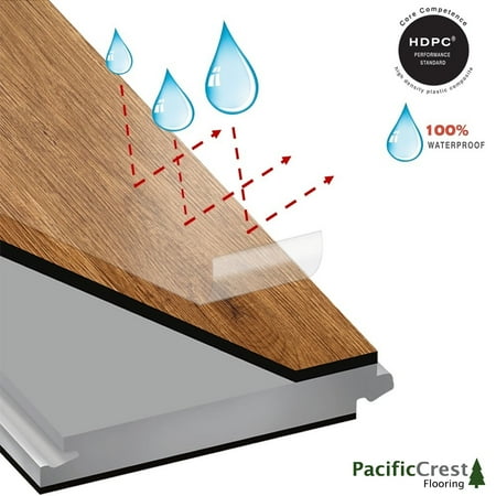 Islander Flooring Cognac Engineered Bamboo with HPDC Rigid Core Flooring - Sample