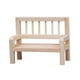 thumbnail image 5 of Mini Silla de Madera para Casa de Muñecas, Banco de Jardín a Escala 1/12, para Escena en Miniatura, 5 of 9