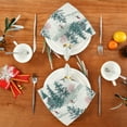 thumbnail image 4 of 4 Pack 20'' x20" Satin Table Napkins Dinner Napkins for wedding Party Decoration events Vintage Christmas Winter Scene, 4 of 6
