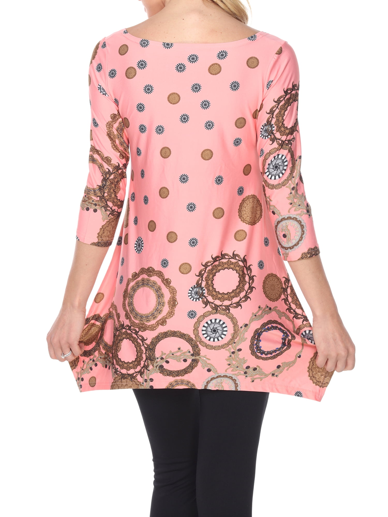 White Mark Women's Erie Tunic Top