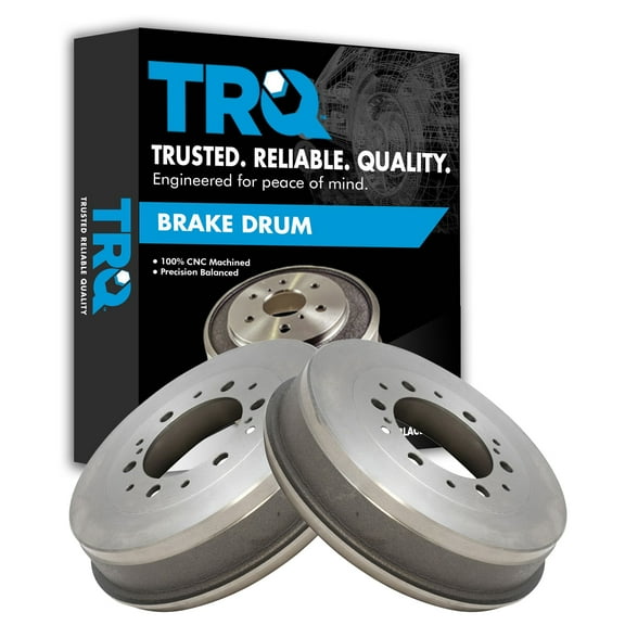 TRQ Rear Brake Drum Set Fits 2005-2022 Toyota Tacoma 6 Lug BRA75109