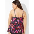 thumbnail image 2 of Swimsuits for All Women's Bra Sized Sweetheart Underwire Tankini Top, 2 of 4