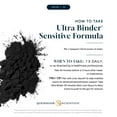 thumbnail image 4 of Quicksilver Scientific Ultra Binder Sensitive Formula - Gut Health Supplement with Activated Charcoal, Bentonite Clay - Cleansing Support Powder (120g), 4 of 5
