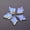 Clear AB, variant on 10pcs 25x18mm Maple Leaf Crystal Glass Loose Beads Top Drilled Pendants-Lake Blue & Pink