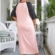 thumbnail image 5 of 1 paquete de pijamas para mujer de talla grande con estampado en contraste Love Logo Homewear (XXL), 5 of 5