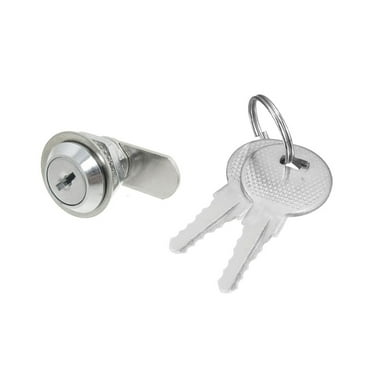 Mailbox 0.7" Male Thread Quarter Turn Security Cam Lock w 2 Keys