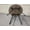 Rustic Brown + Freestanding + Round + MDF, variant on 31.5 Inch Round Dining Table, Small Circle Kitchen Table with Metal Black Legs for 2-4 people,Modern Dining Room Table, Brown (only table)