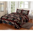 thumbnail image 3 of LL Home Patchwork Bear Quilt Bedding Set, Queen Size (90"x90"), 3 of 3