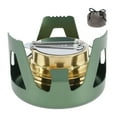 thumbnail image 1 of Portable Spirit Burner Camping Stove Backpacking Brass Ultra-Light Spirit Stove, 1 of 9