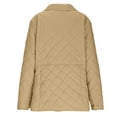 thumbnail image 5 of Women's Quilted Barn Jacket 2026 Trendy Lightweight Puffy Zip Up Bomber Coat Warm Winter Outwear with Pocket, 5 of 6