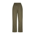 thumbnail image 3 of Juslio Pants for Women Comfortable Vintage Corduroy High Waist Casual Straight Pants, 3 of 7
