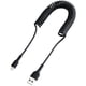 thumbnail image 2 of Cable StarTech RUSB2ALT1MBC USB a Lightning de 1 m, enrollado, negro, 2 of 7