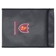Fireproof Waterproof Bag with Zipper for Money Documents Jewelry