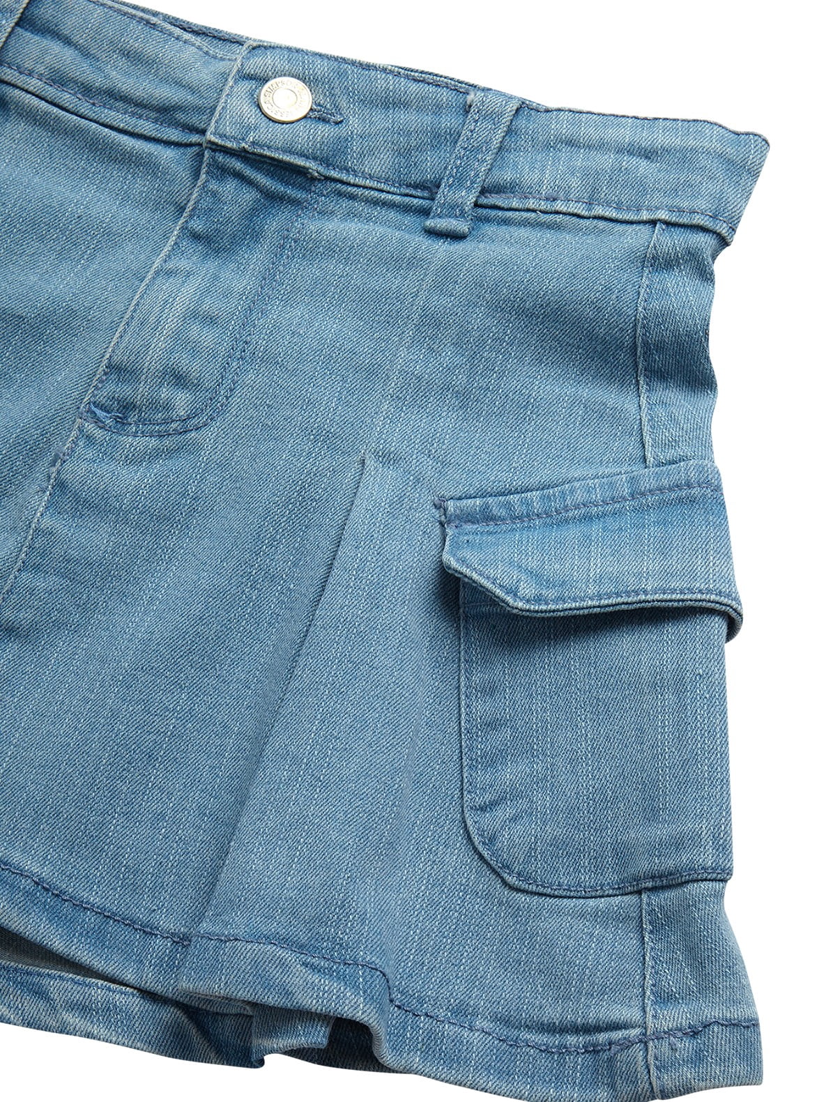 Jessica Simpson Girls Short Sleeve Shirt and Denim Skirt Set, Sizes 4-12