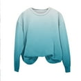 thumbnail image 4 of TFEOQRY Toddler Boys Girls Fashion Sweatshirts Cute Gradient Shiny Long Sleeve Crewneck Sweatshirt Pullover Top, 4 of 8