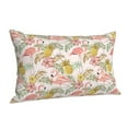thumbnail image 2 of Disketp Pillow Covers Tropical Pink Flamingo Pineapple Pattern Throw Pillow Case Cushion Covers,Cushion For Bedroom,Couch,Home-14"X20", 2 of 8