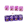thumbnail image 2 of 4pcs Dice Shape Car Truck Wheel Tire Air for Valve Stem Cover Dust Cap Bicycle for Valve Acces,7 Colors, 2 of 11