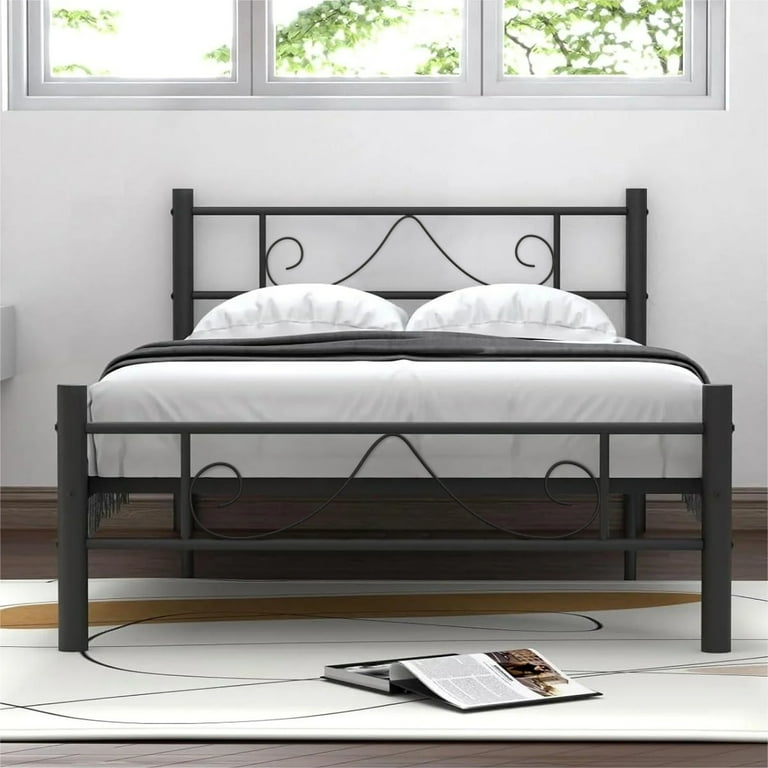 Twin Size Metal Bed Frame, 11.2