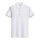 thumbnail image 4 of pstuiky camisetas de hombre, Blusa de manga corta con cuello vuelto, transpirable, con botones y color liso para hombre camisas casuales para hombre xxl, 4 of 4