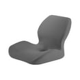thumbnail image 1 of Cojín de espuma viscoelástica Perfecl para silla de oficina Funda extraíble Gris oscuro, 1 of 8