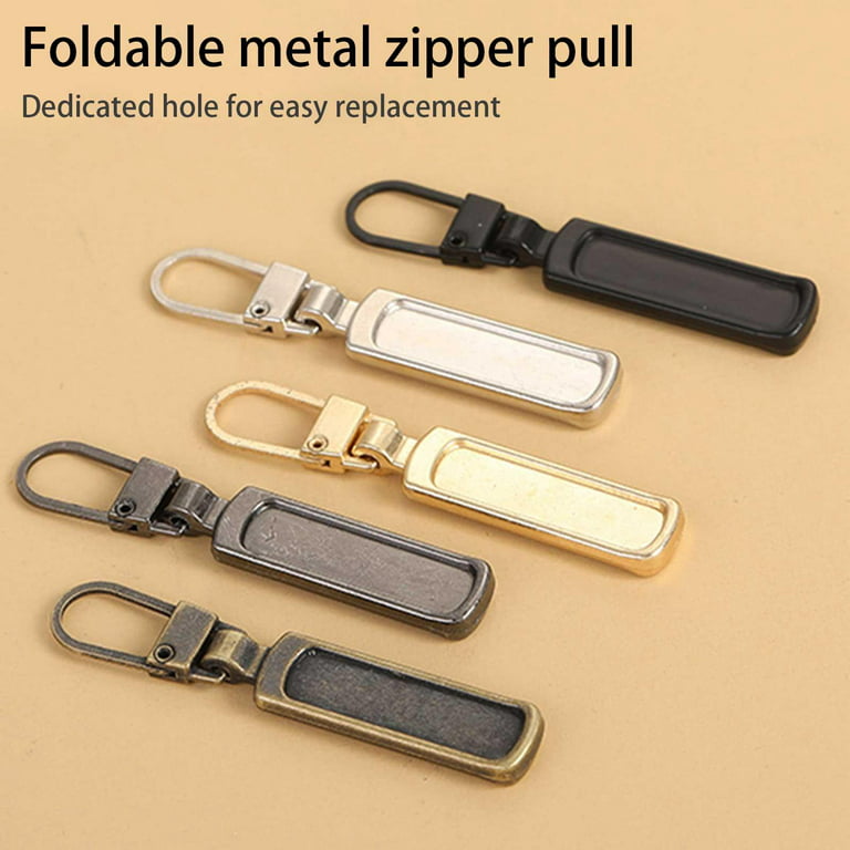 Zipper Pull Replacement 4 Style Detachable Zipper Pull Tab Repair