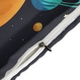 thumbnail image 4 of 3 Pcs Soft Bedding Set, Includes 1 Duvet Cover with Zipper And 2 Pillow,Shams Cartoon Space Astronaut Twin(86"x70"), 4 of 8