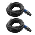 thumbnail image 3 of Paquete de 2 Cables Speakon a Speakon WEIHJMXG 25 pies 12 Awg para DJ, 3 of 5