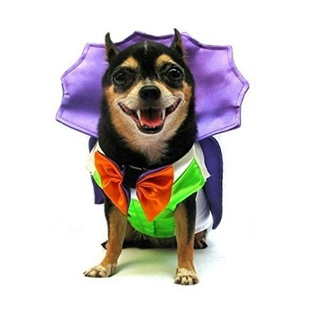 Dog Costume DOGULA COSTUMES Dress Your Dogs As Dracula Vampire(Size 2)